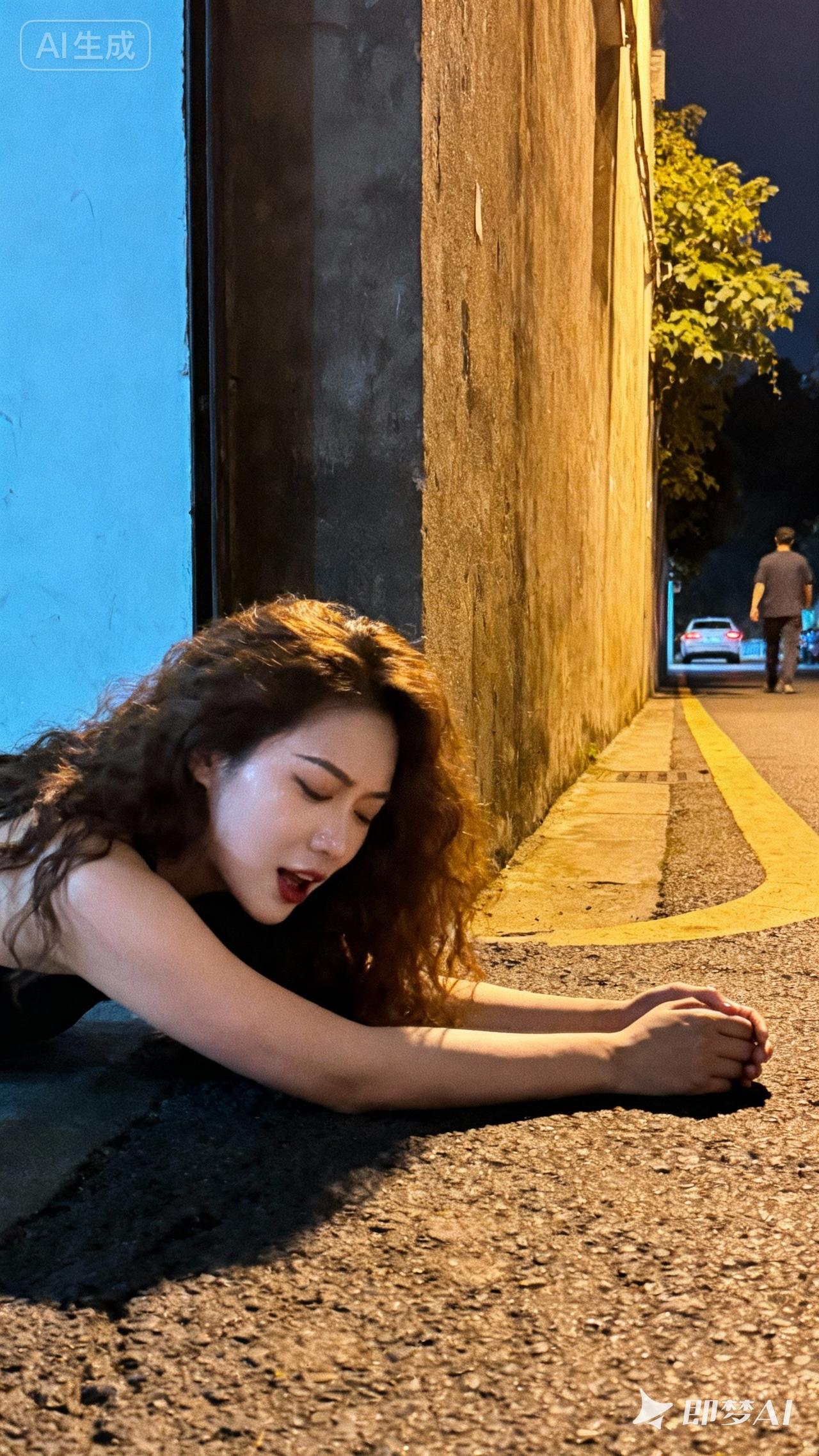 摄影 外拍 夜景人像 人像 胶片摄影