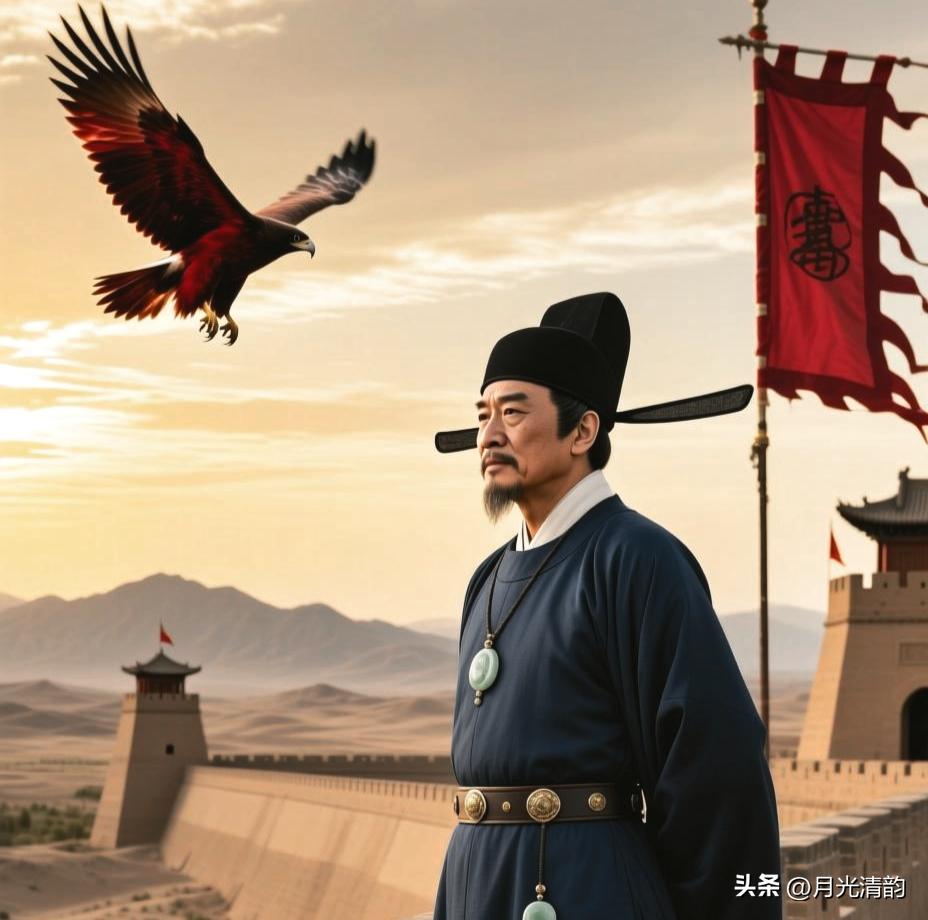 宝十五载，潼关告破，关中震动。
在这个节点上，高适做了两件事。
他主张固守长安，