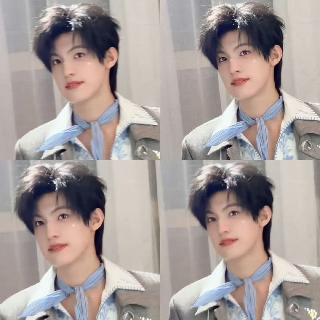 张泽禹演唱会定妆张泽禹脸颊肉 张泽禹演唱会定妆，脸颊肉给我捏捏~ TOP演唱会首