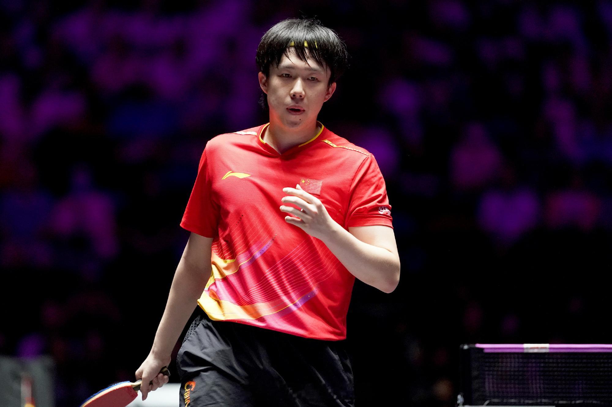 今天是入选国家一队10周年。2015年12月16日，王楚钦凭借在一二队升降级比赛