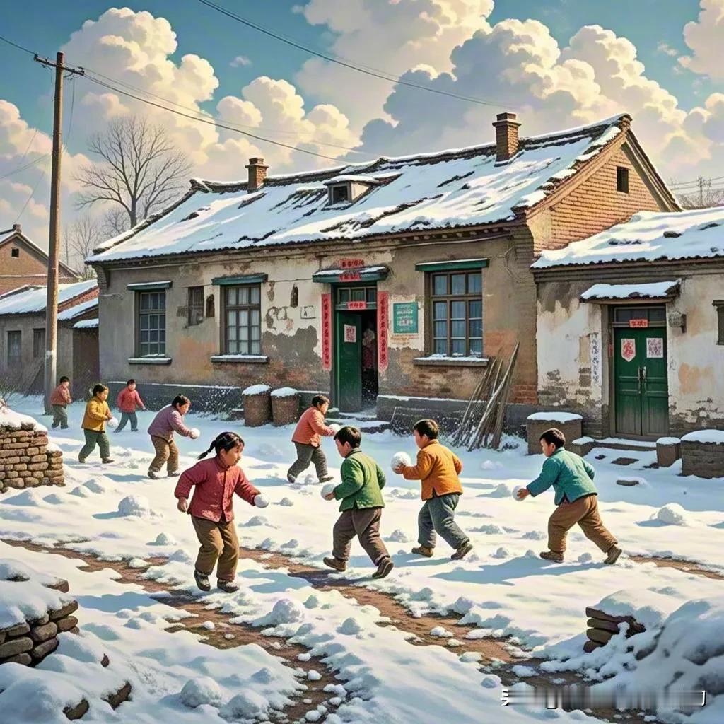 童年的回忆  打雪仗

童年的雪天，总是充满无尽的欢乐。一场大雪过后，约上小伙伴