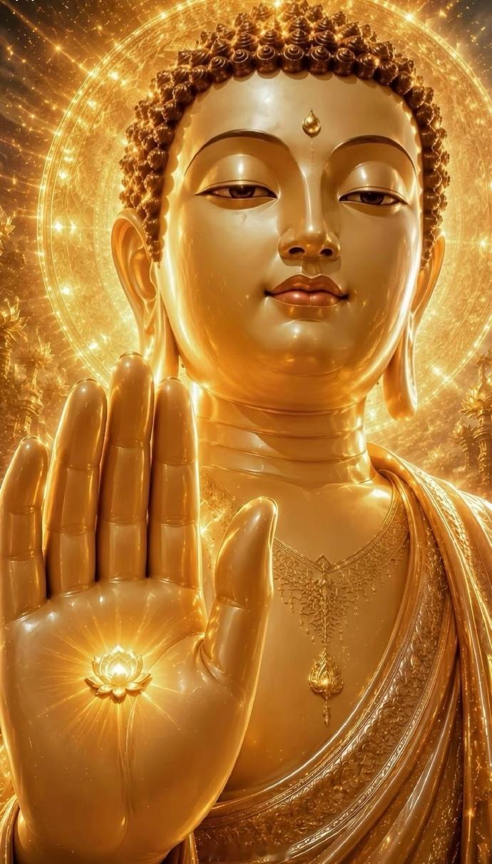 见佛祈福🙏，感恩佛光慈悲护持，愿家中长辈福寿绵长，身心轻松舒畅，晚年少烦忧、多