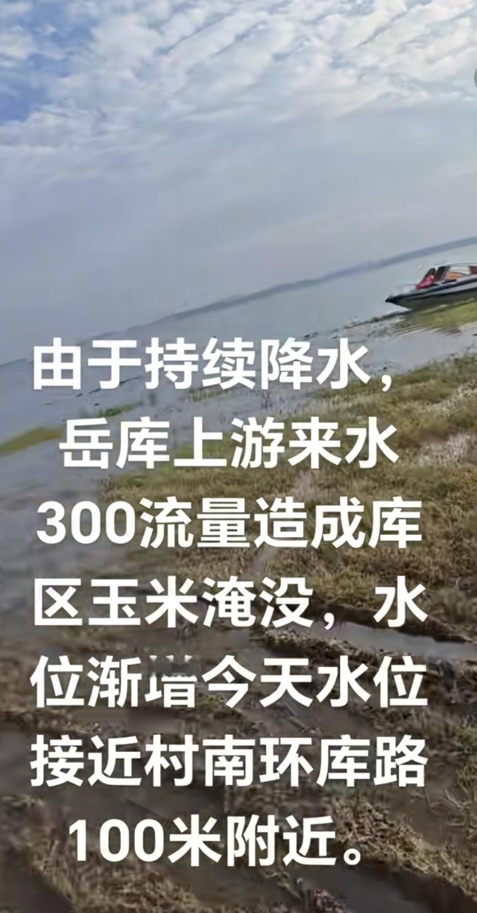 虽然连续降雨，但岳城水库水位目前在安全警戒线下。它横跨河南安阳与河北邯郸，可是海