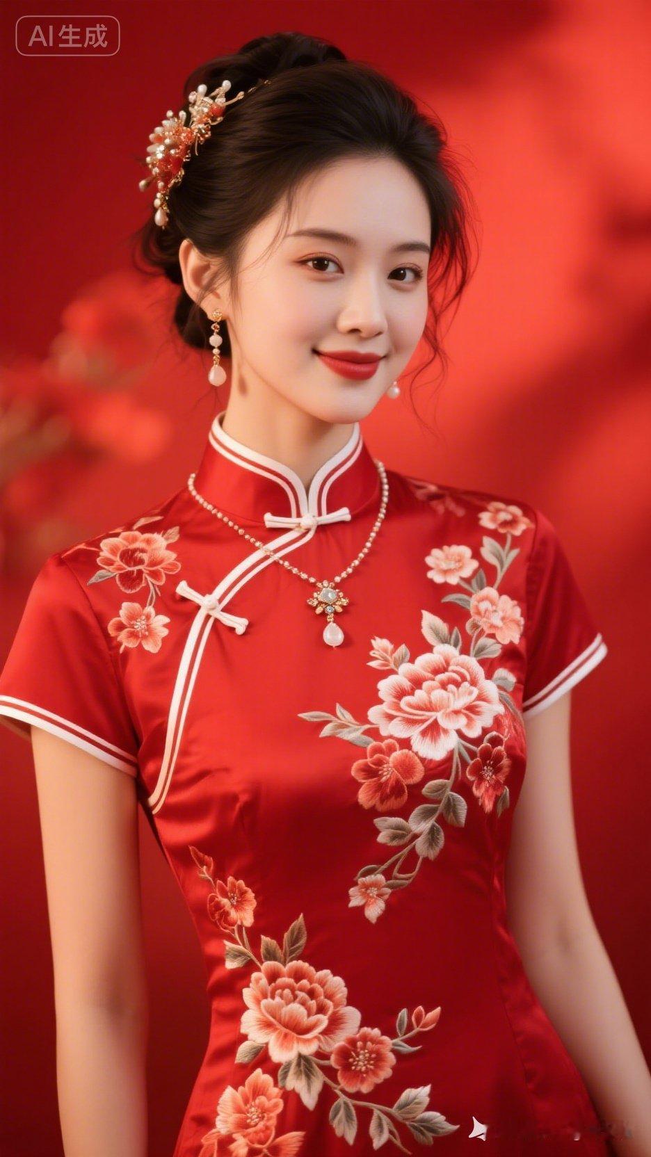 复古旗袍，优雅动人，尽显东方韵味！