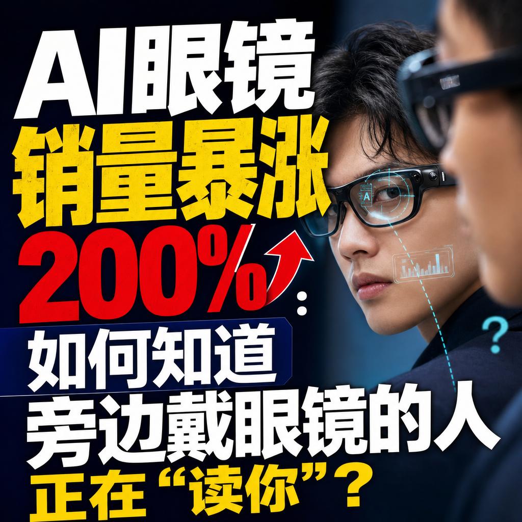 AI眼镜热销背后：隐私风险与规则滞后引关注
一副普通眼镜，可能正在悄悄“读懂”你