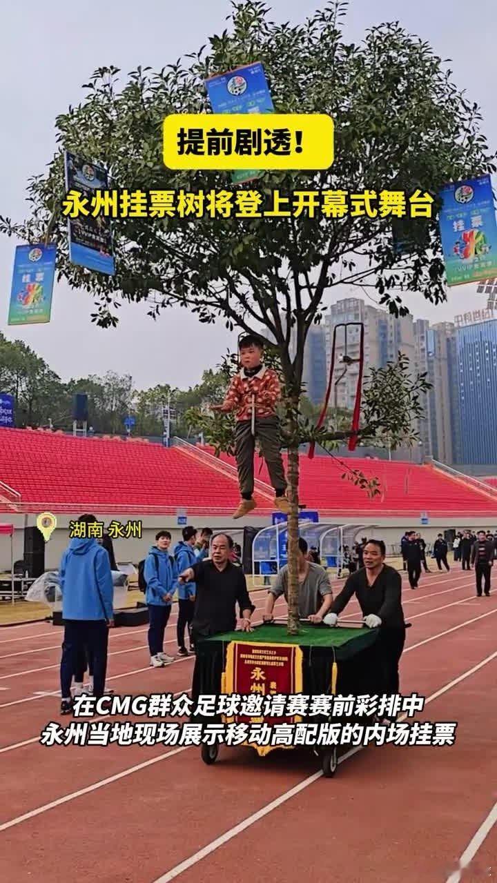 提前剧透！永州挂票树将登上开幕式舞台网页链接