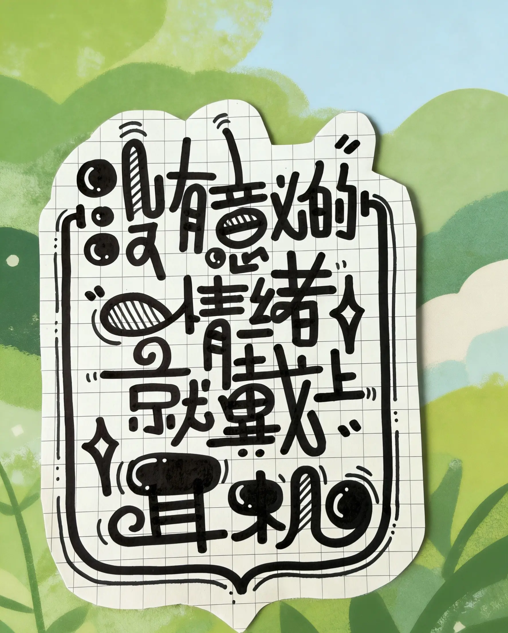 这就是可爱的玲珑字呀！