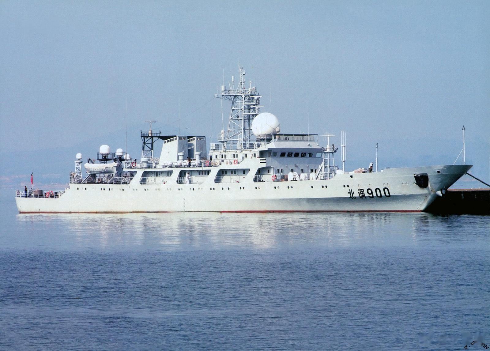 814A型近中海侦察船 北调900船是上世纪70年代末80年代初海军708所设计