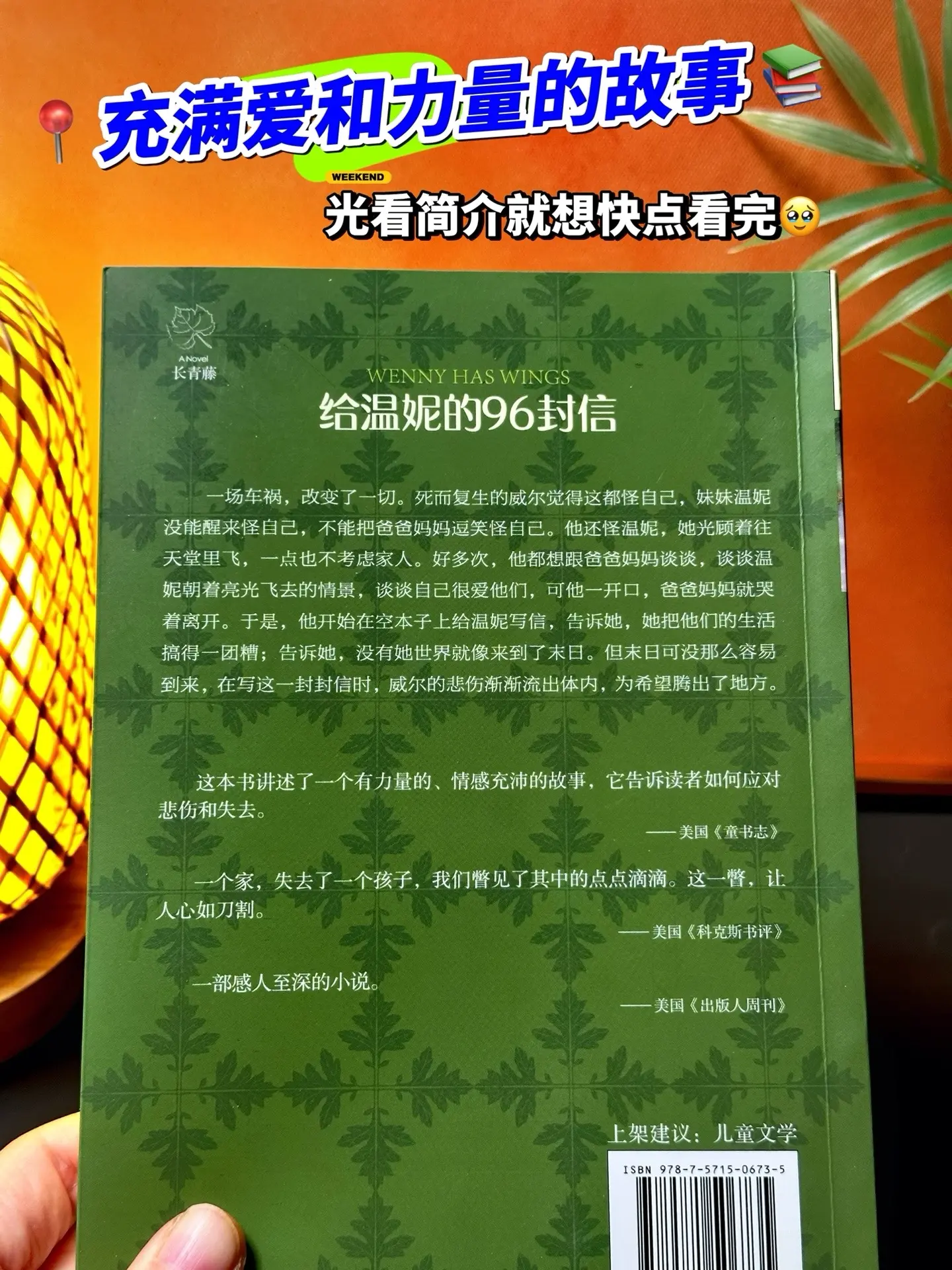 不愧是长青藤国际大奖的励志儿童文学🔥。写个8-15岁孩子的励志成长之...