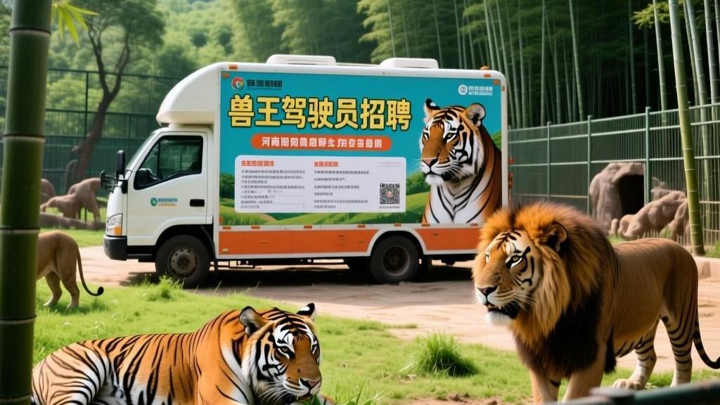 10月22日，河南洛阳栾川竹海野生动物园发布招聘视频，以月薪5万元招募“兽王驾驶