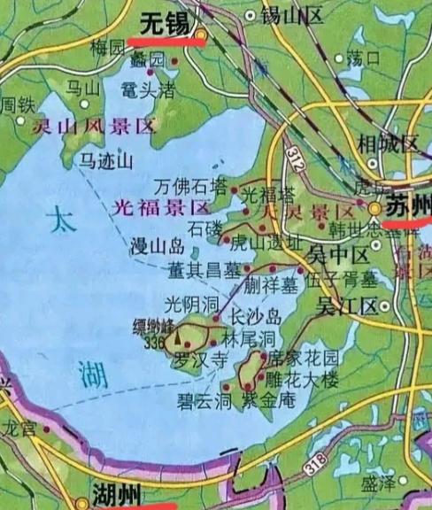 太湖底下有2.3米厚的淤泥，可上面才盖着不到1.9米的水。换句话说，过去的太湖就