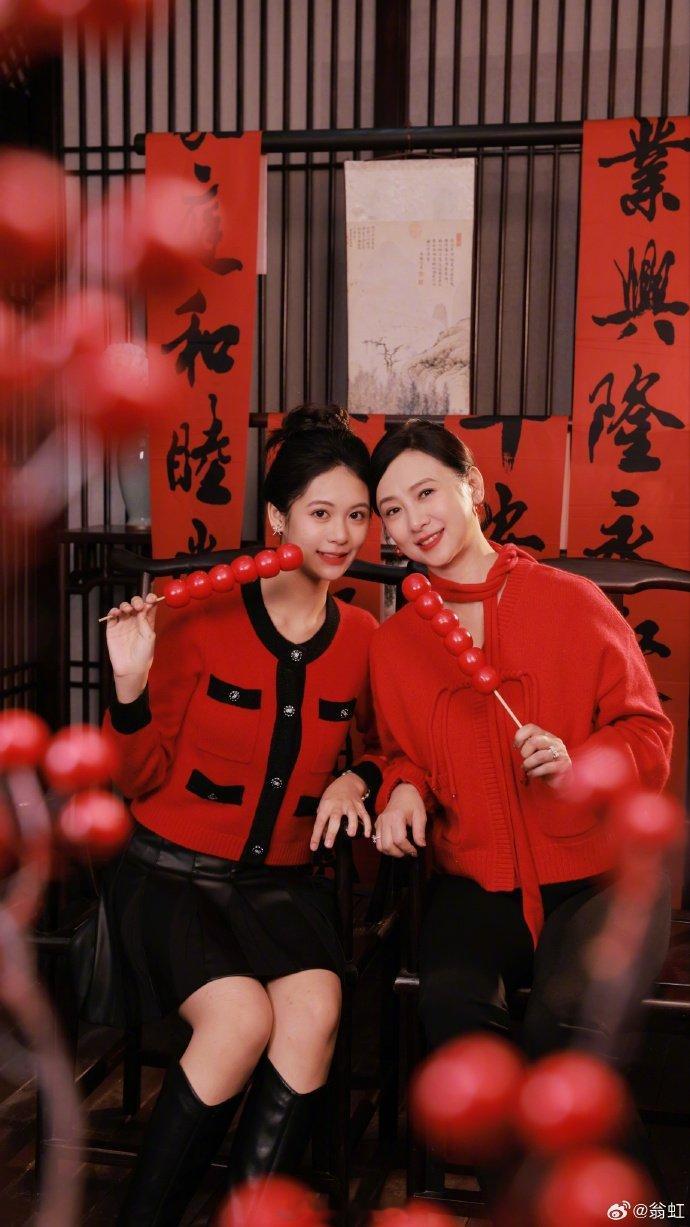 翁虹回应女儿是否出道翁虹和老公1年见1次 翁虹近日受访透露与丈夫刘冠廷分居三年，