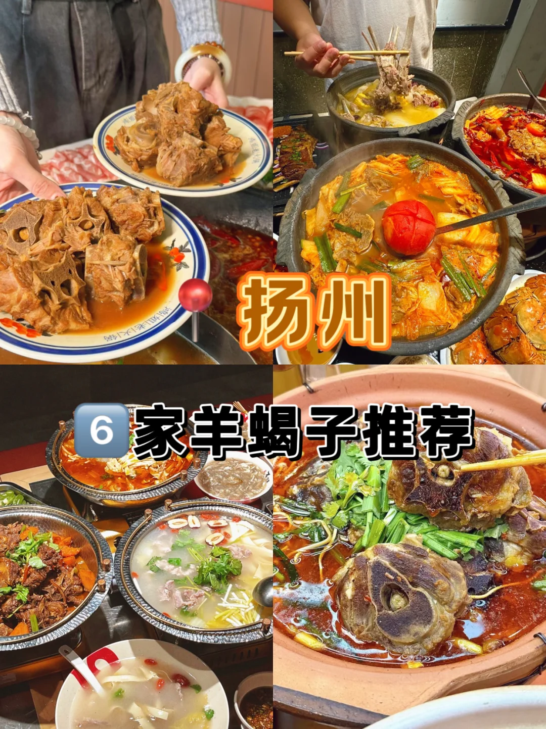 嘎嘎香😋扬州冬天一定要吃羊蝎子❗