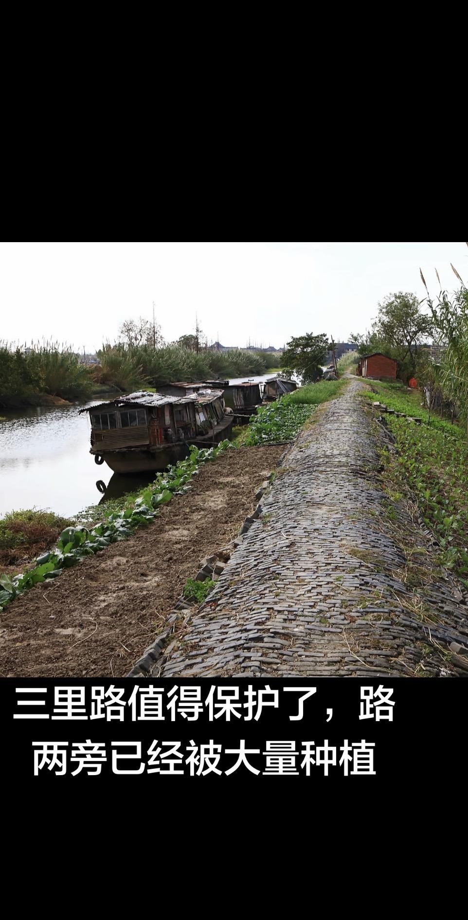 西溪景区三里路要适当的保护和开发利用，重要的可以加上廊道，跨路的可以建设适当的天