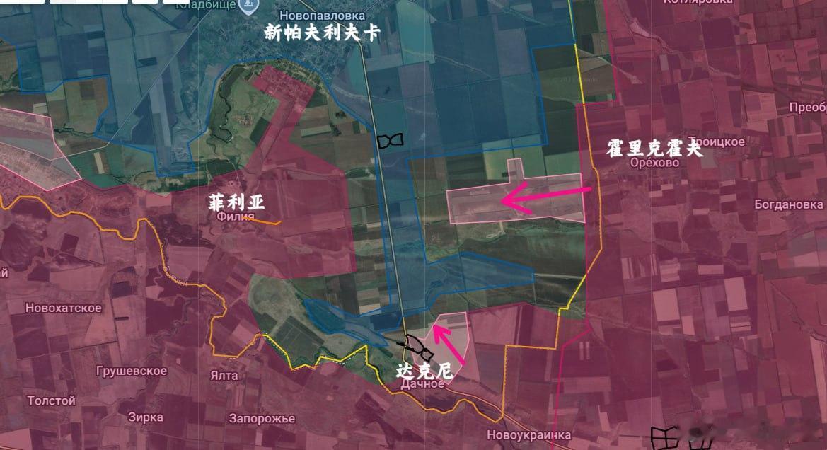 90坦克师这是要拉平新帕夫利夫卡南部，准备开始进攻了来源：Анатолий Ра