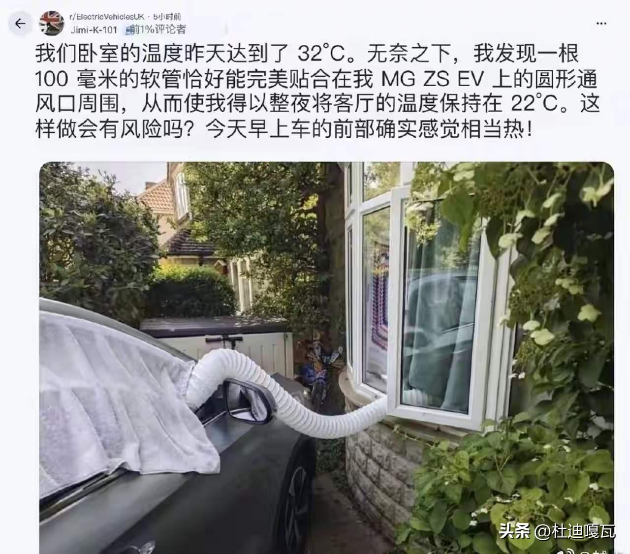 不得不佩服欧洲人民的智慧，这降温的法子，属实是脑洞大开！
家里没装空调，干脆把自