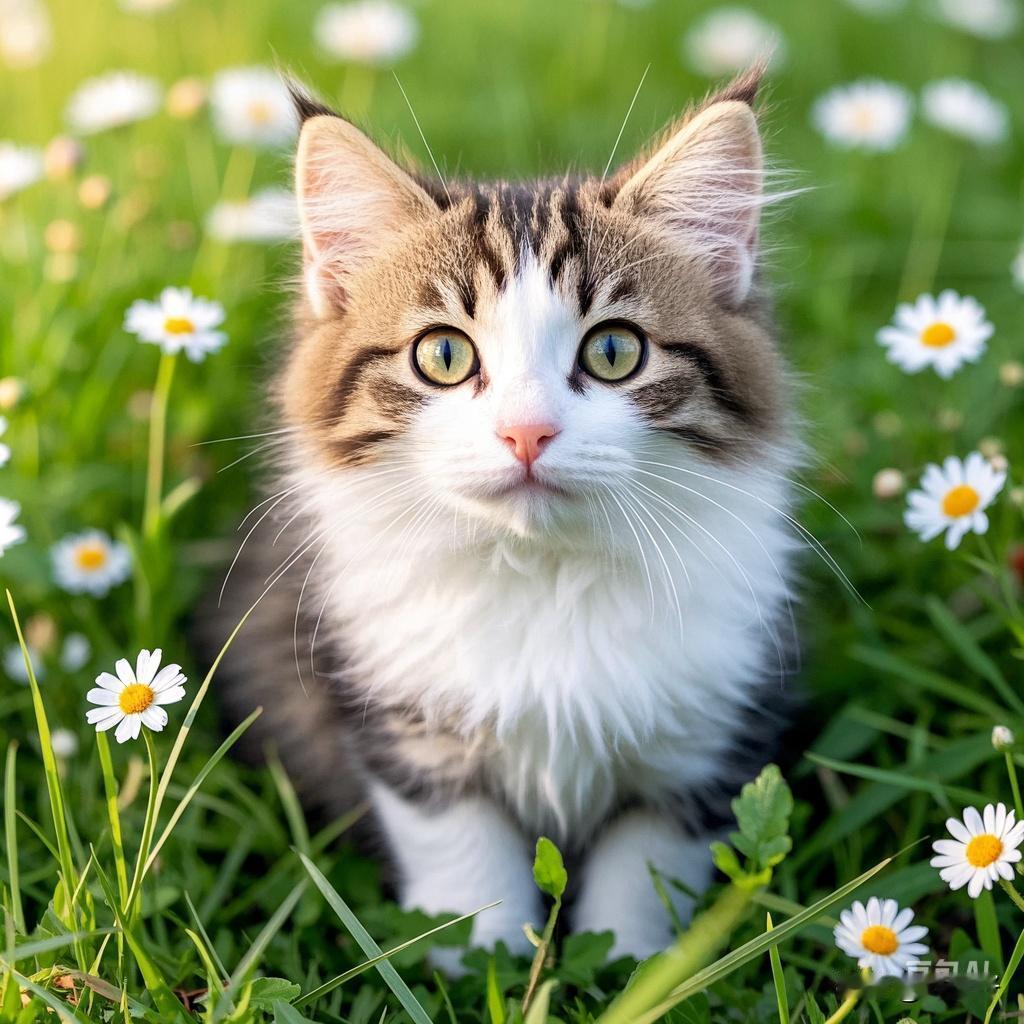 分享一张最可爱的猫咪照片