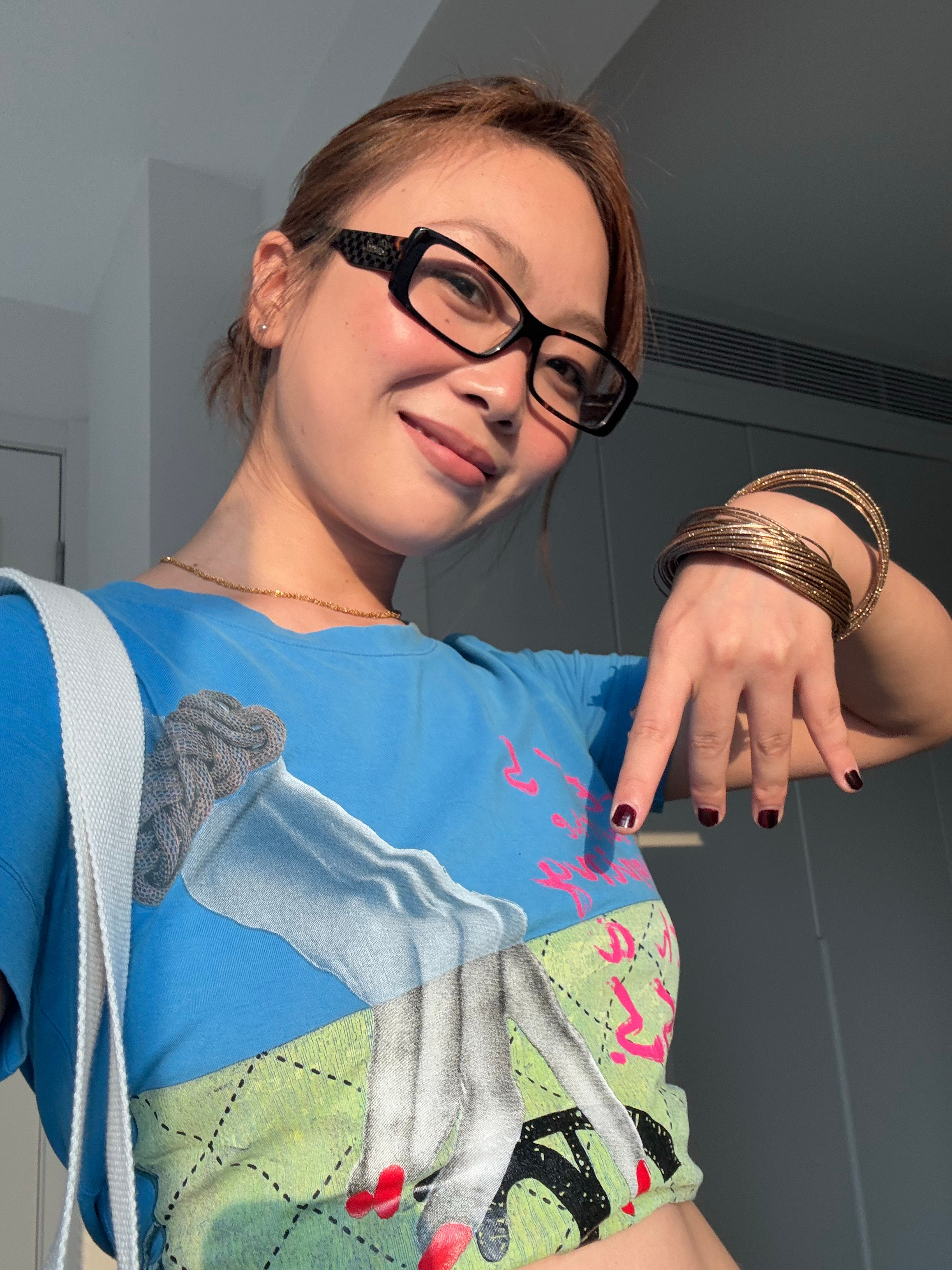 哈哈 当时在录视频 光好暖 没忘记美照两张🗣️ ​​​