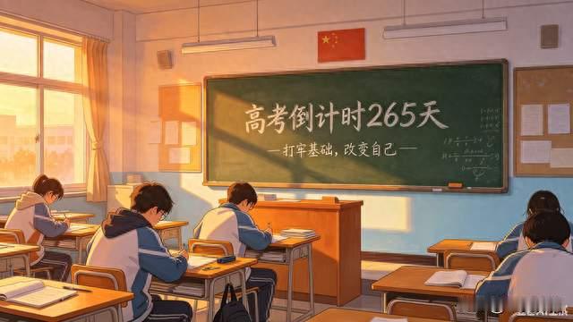 高考倒计时265天｜致每一位基础薄弱、逆风前行的高三学子