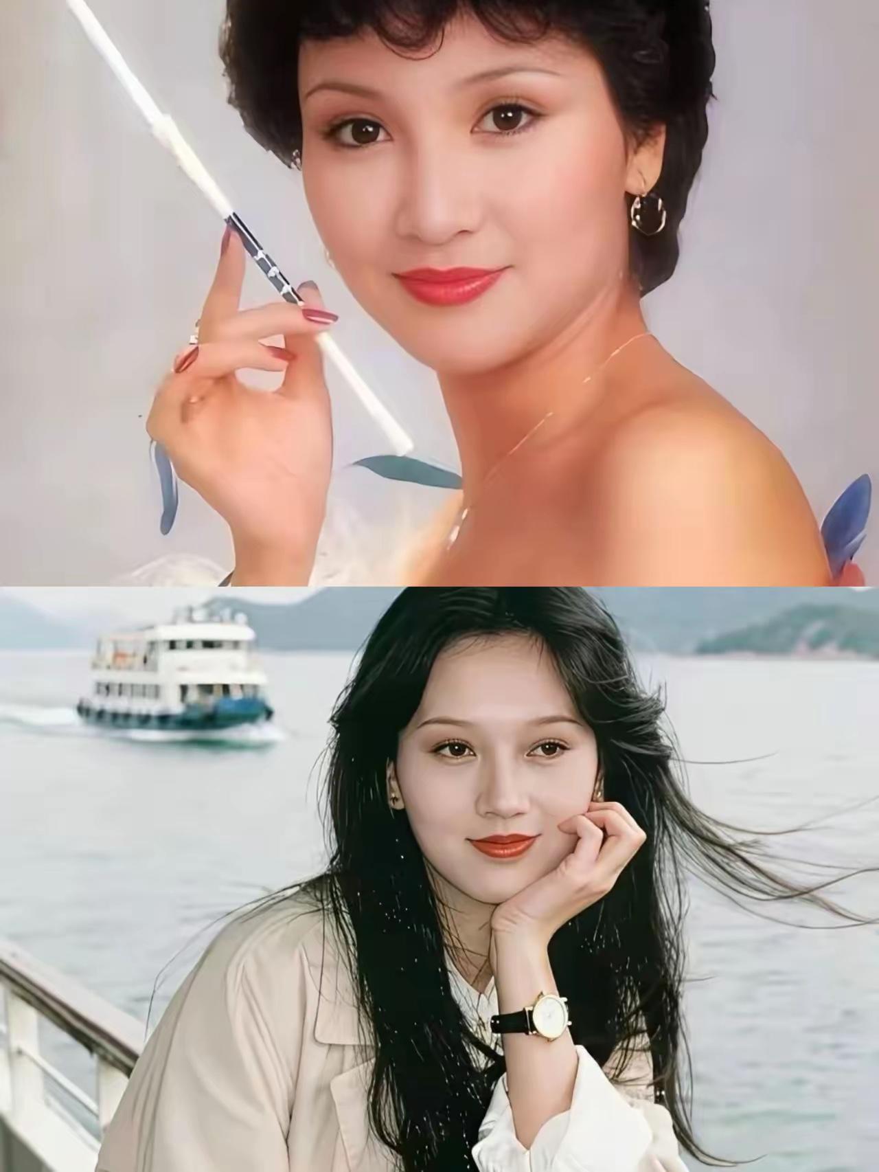 偶然从网上看到，
真的惊叹美女都是有相通之处的，
狄波拉和赵雅芝姐妹一般。
不同