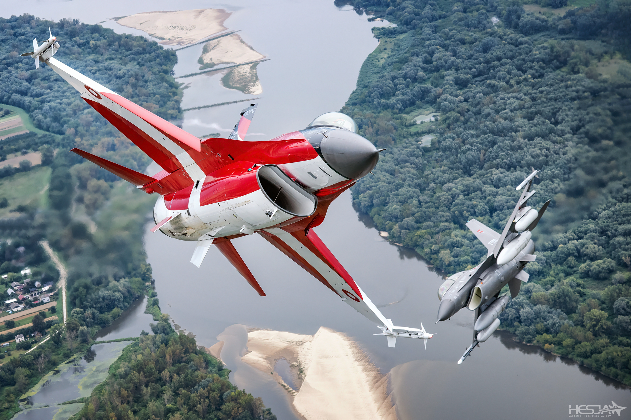 Hesja大神镜头下的皇家丹麦空军F-16表演队 ​​​