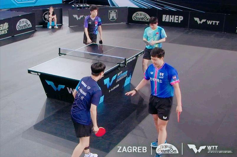 我去！林诗栋/黄友政0:3被韩国队零封了，萨格勒布，国乒颗粒无收！，

前两局