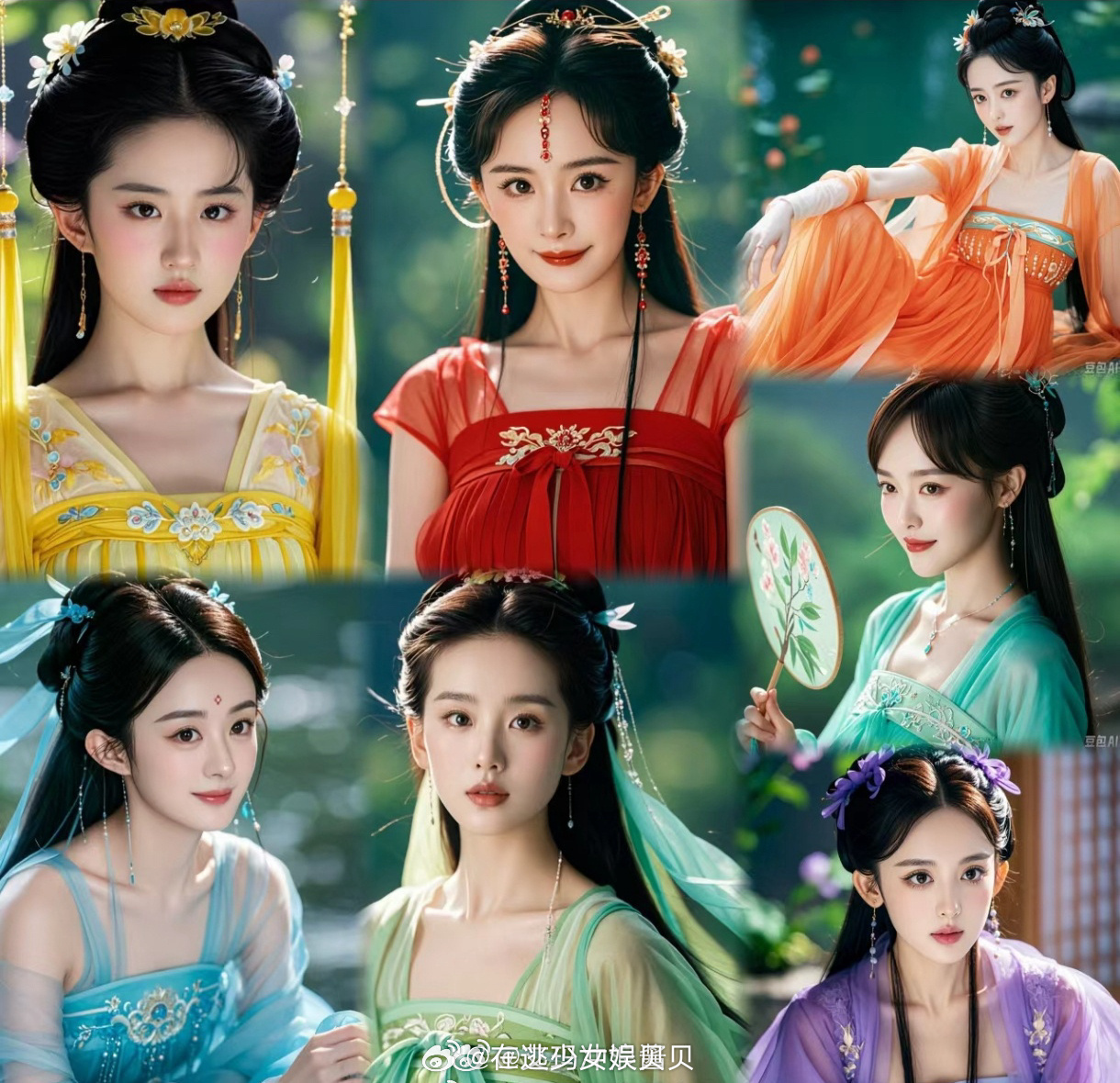 欢天喜地七仙女如果是这七位来演 