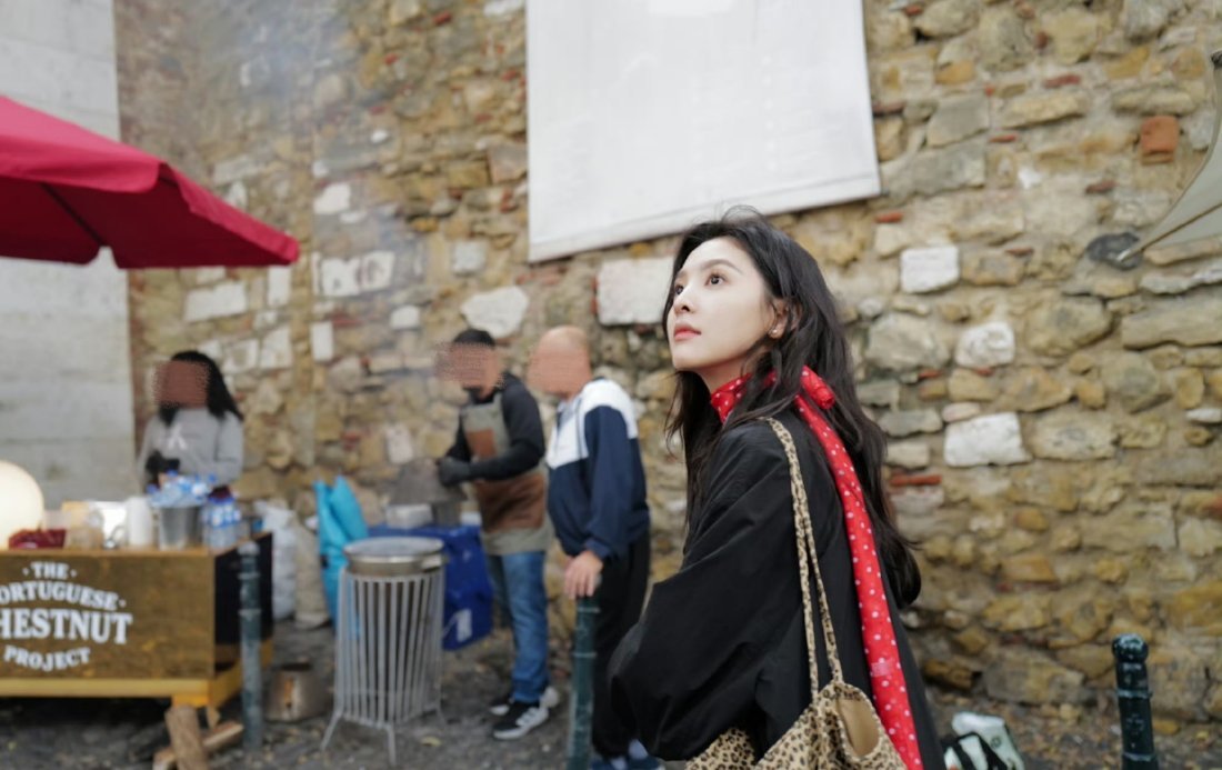 章若楠 里斯本的晚霞是不是又在怀念了 