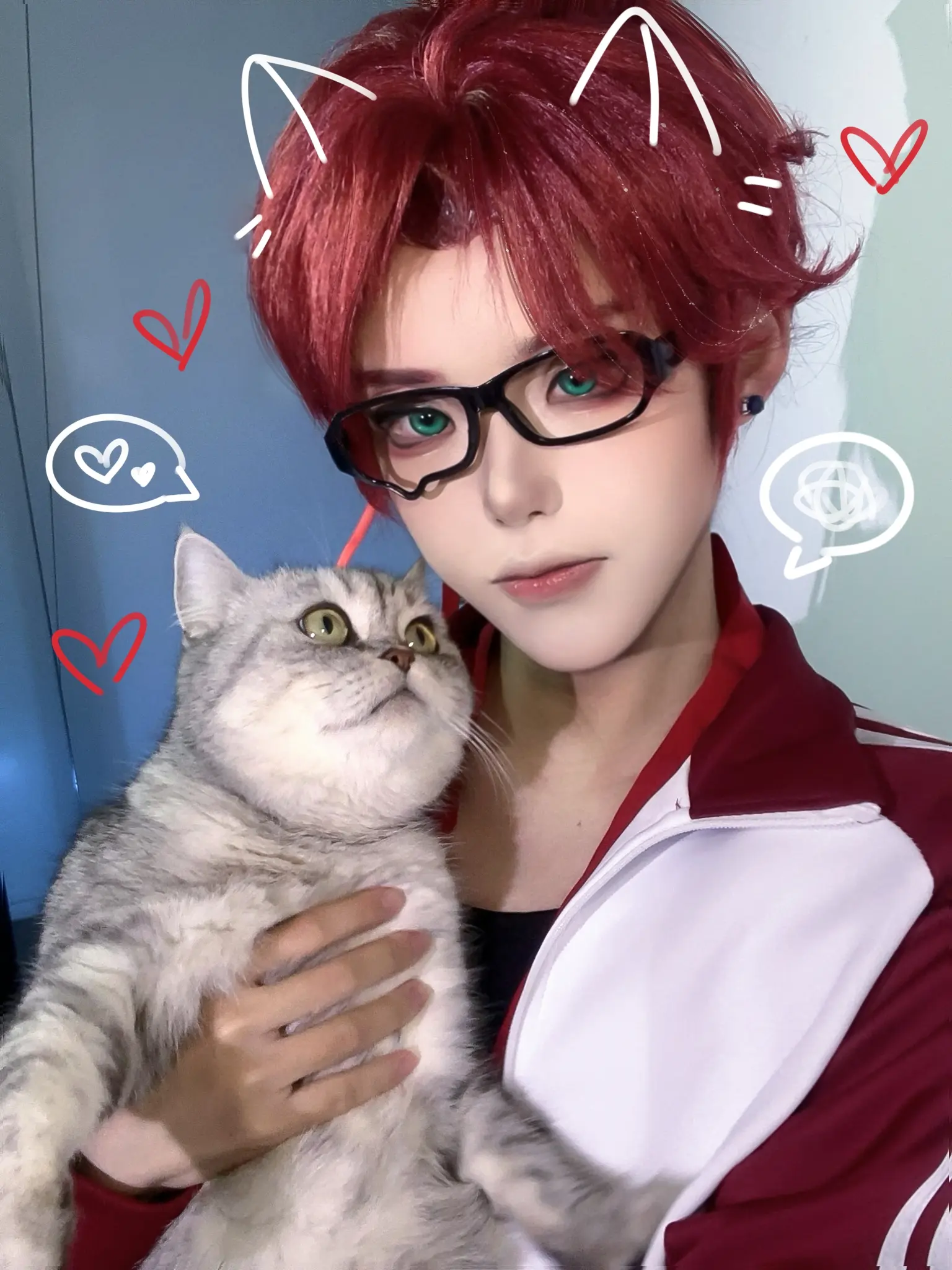小猫和男高