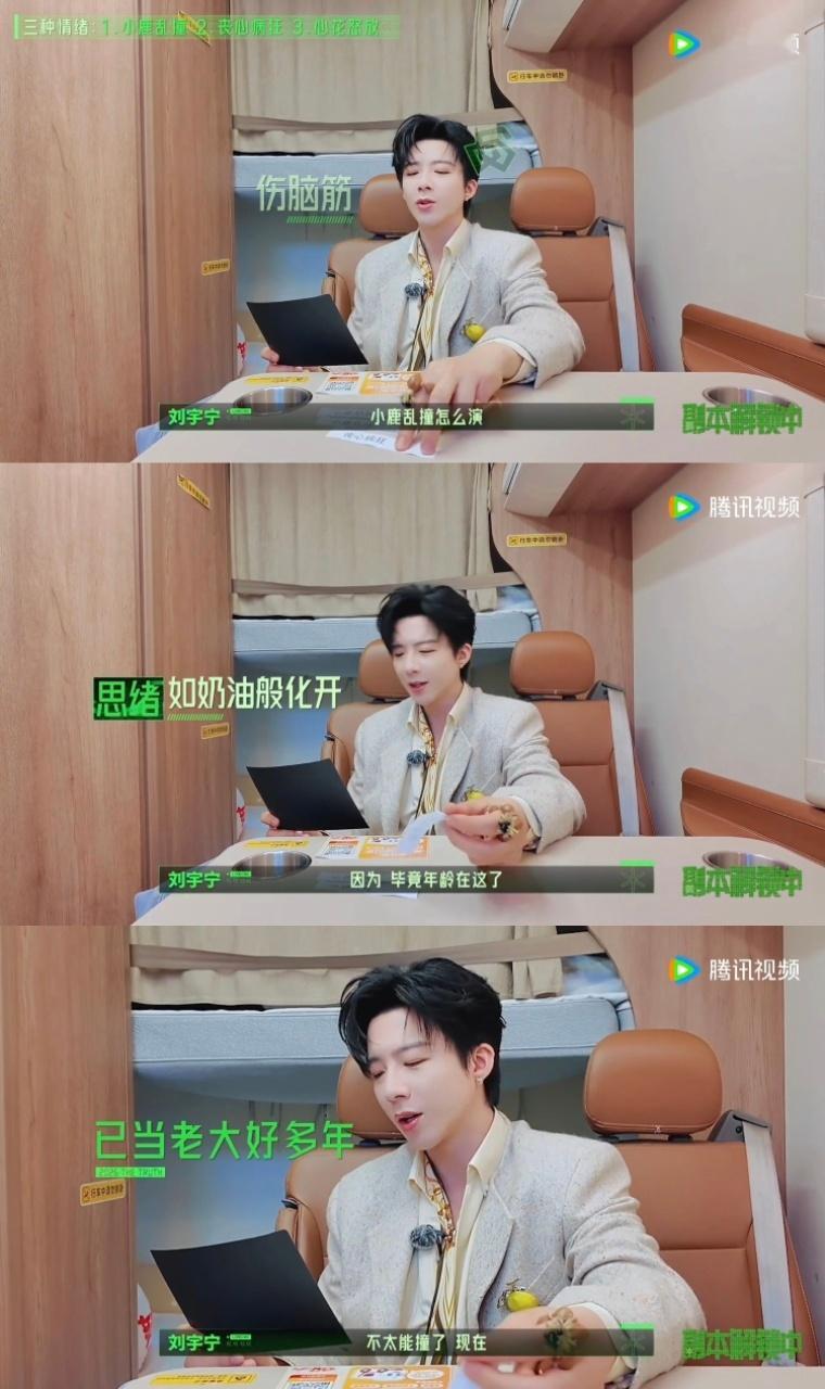 刘宇宁说年龄在这小鹿不太能撞了刘宇宁问小鹿乱撞怎么演开始推理吧大家被他幽默的自嘲