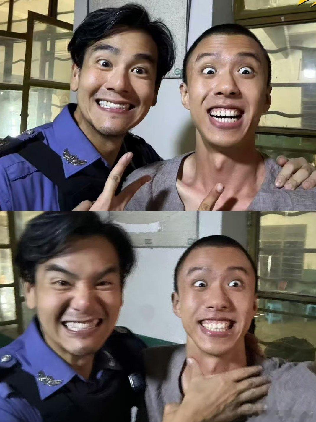 你怎么知道我和彭于晏合照了不是吧，这也能让你合到影？爆水管剧组还缺临时演员吗 