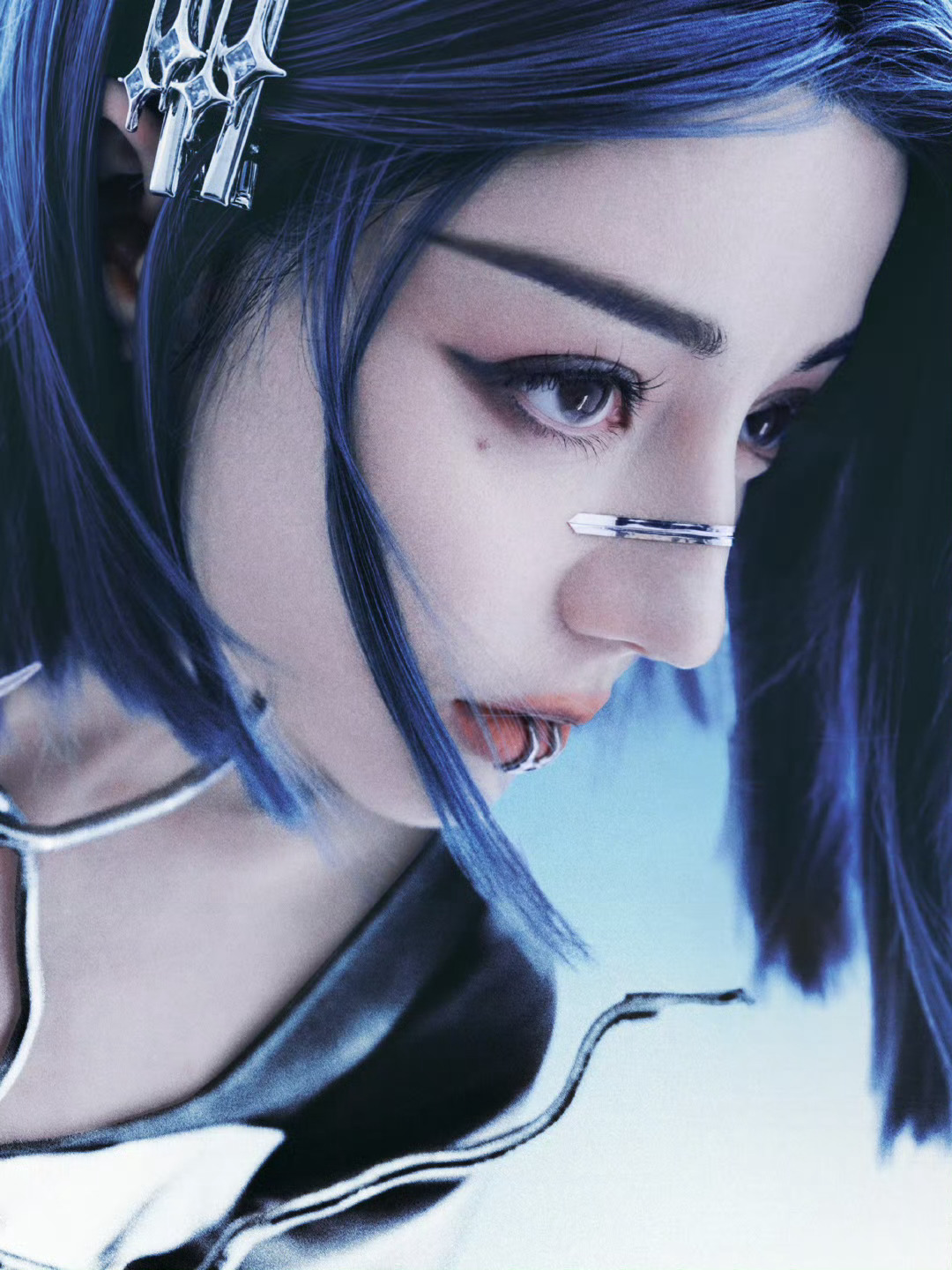 迪丽热巴这和AI机械姬有什么区别 我的建模老公 #迪丽热巴玫瑰wink# ​​​