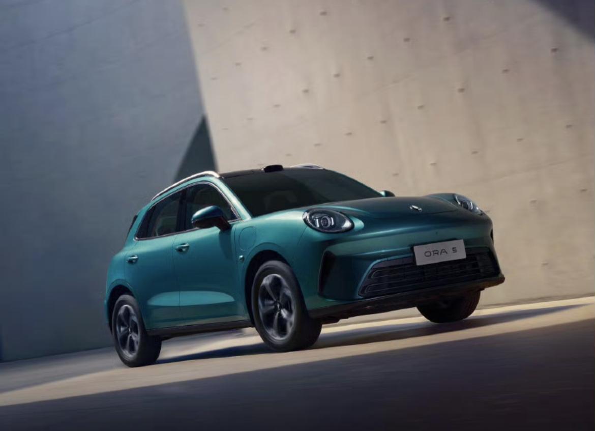 长城欧拉5纯电SUV正式上市，共5款车型，指导价9.98万-13.38万元，限时