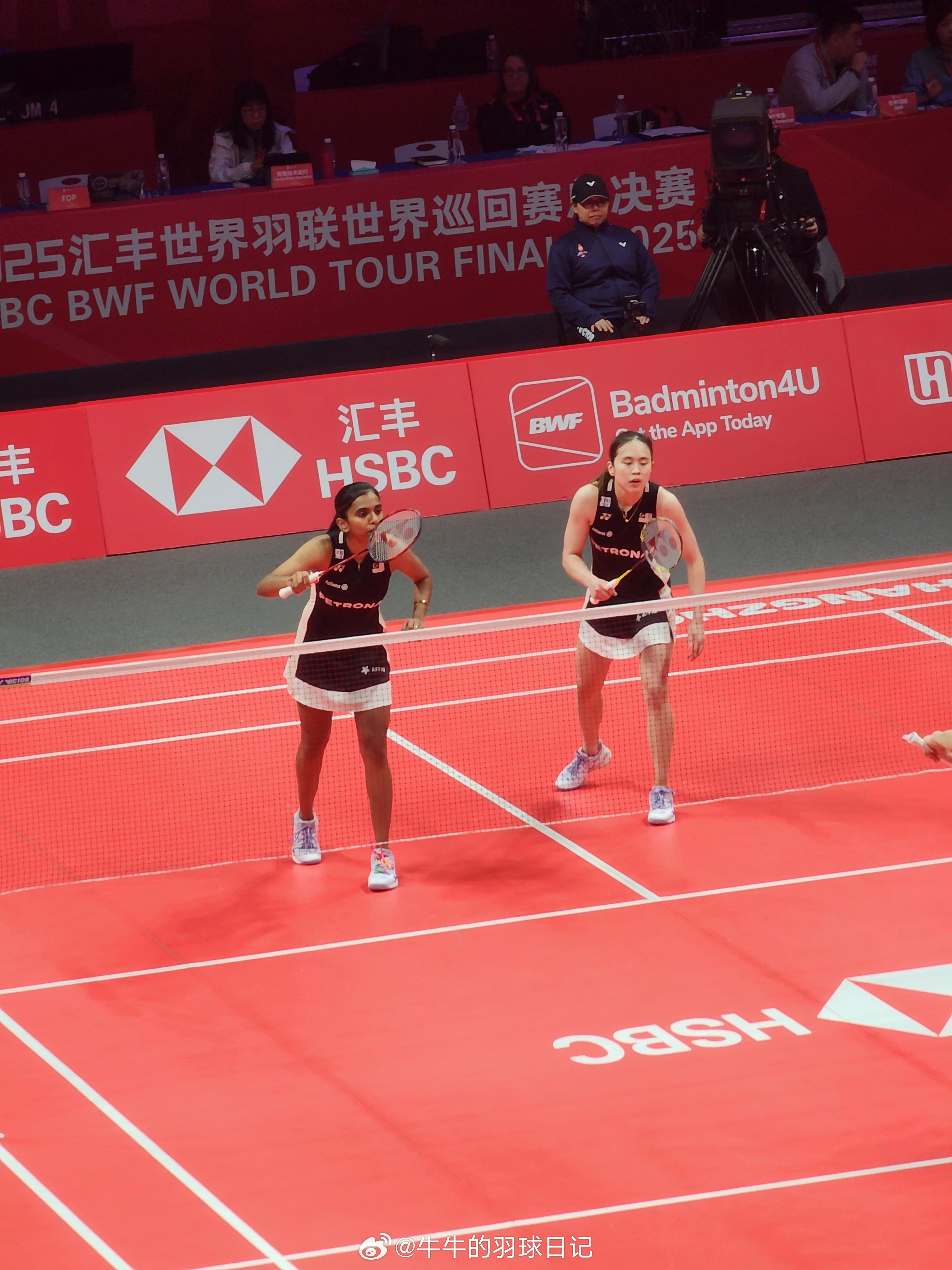 2025年世界羽联年终总决赛 女双 A组 陈康乐 / 蒂娜 21-13 岩永铃 