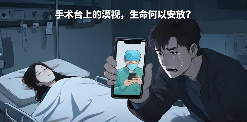 一条人命，抵不过一部手机？西安37岁女子检查时身亡，丈夫崩溃：麻醉师全程在玩手机