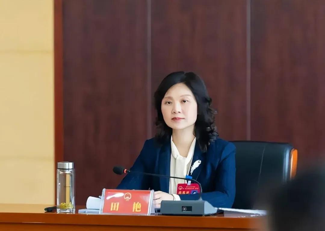 田艳站上被告席那一刻，反差真的太大了。谁能想到，如今这个低着头、满脸憔悴的女人，