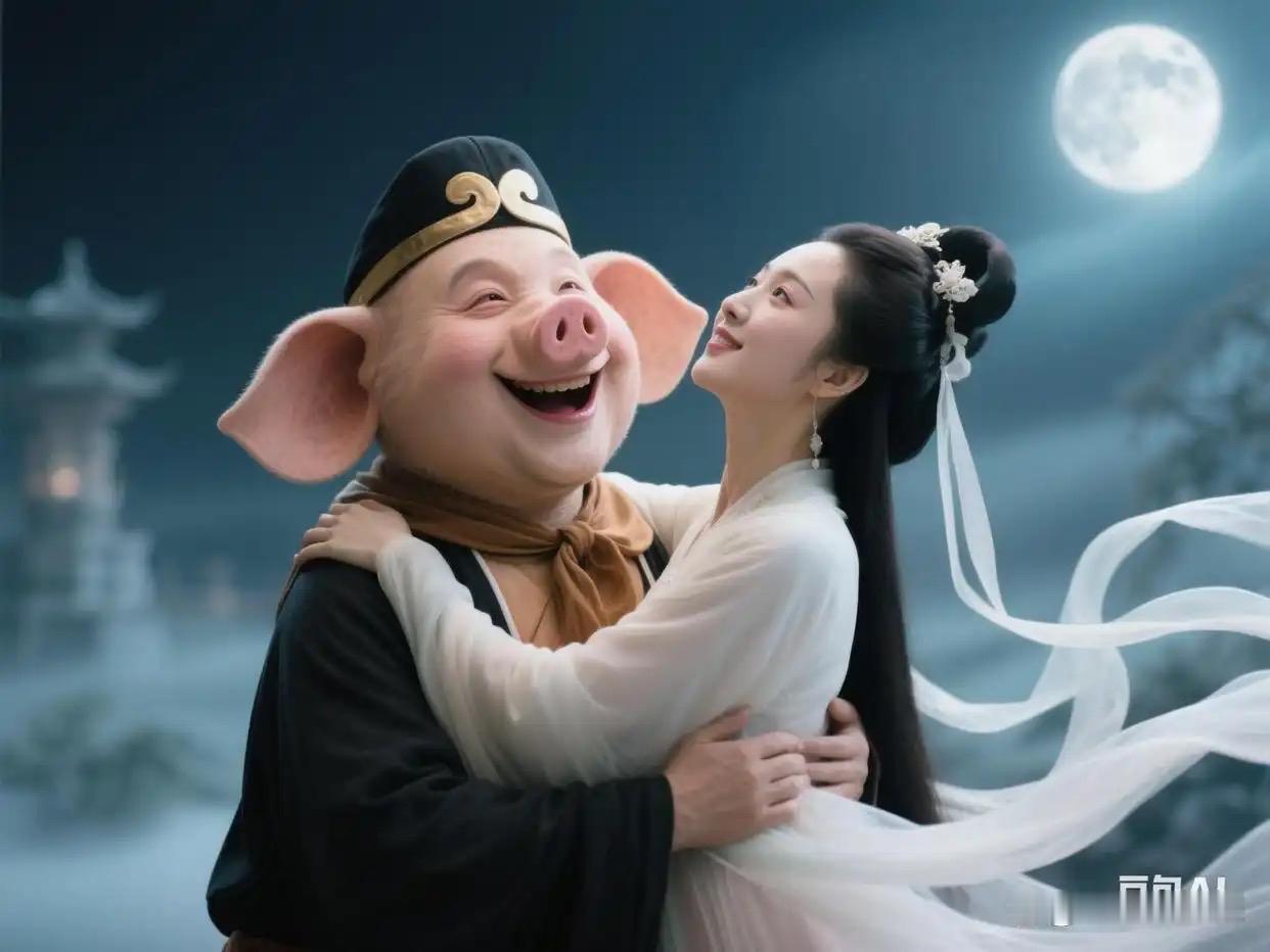 猪八戒的八段情，始于月宫戏嫦娥的少年意气，终于取经路对高翠兰的念念不忘。他对每段