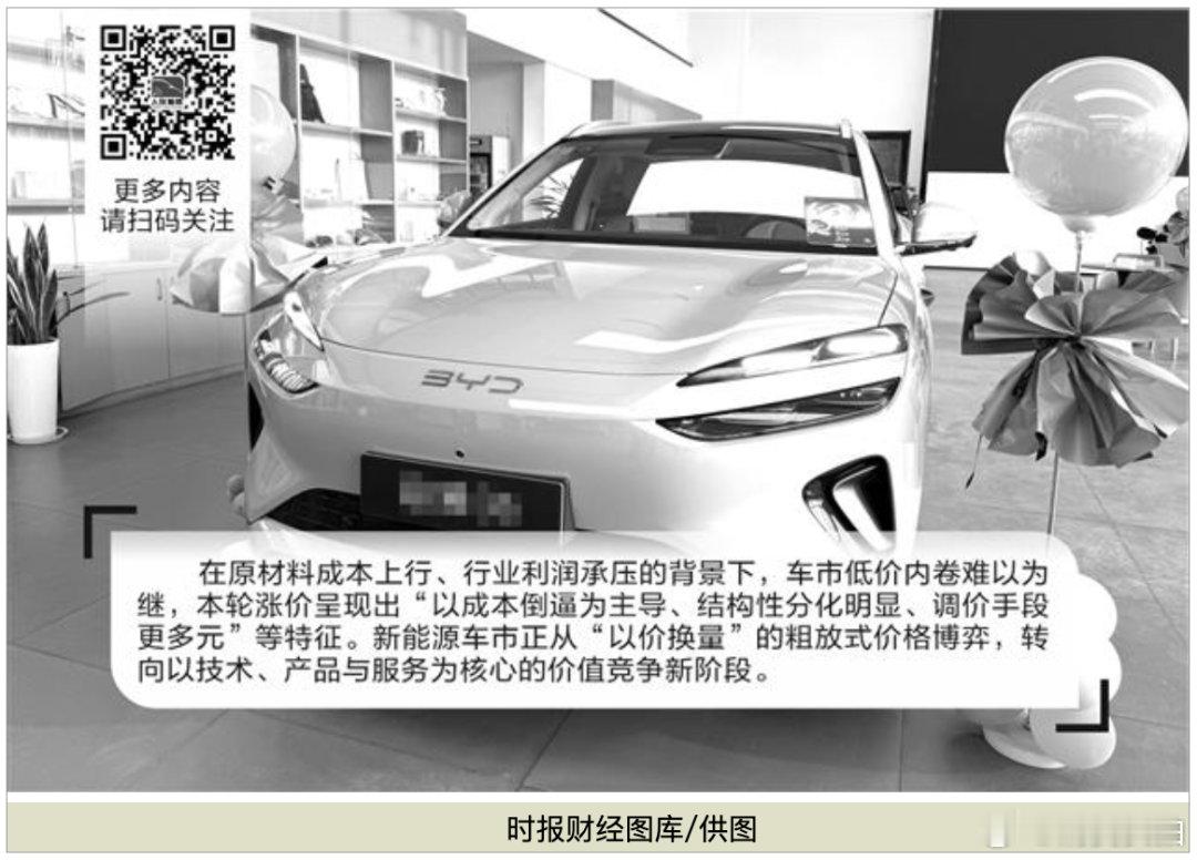 【超10家车企宣布涨价】新能源汽车市场风向变了 5月以来，新能源汽车市场的风向悄