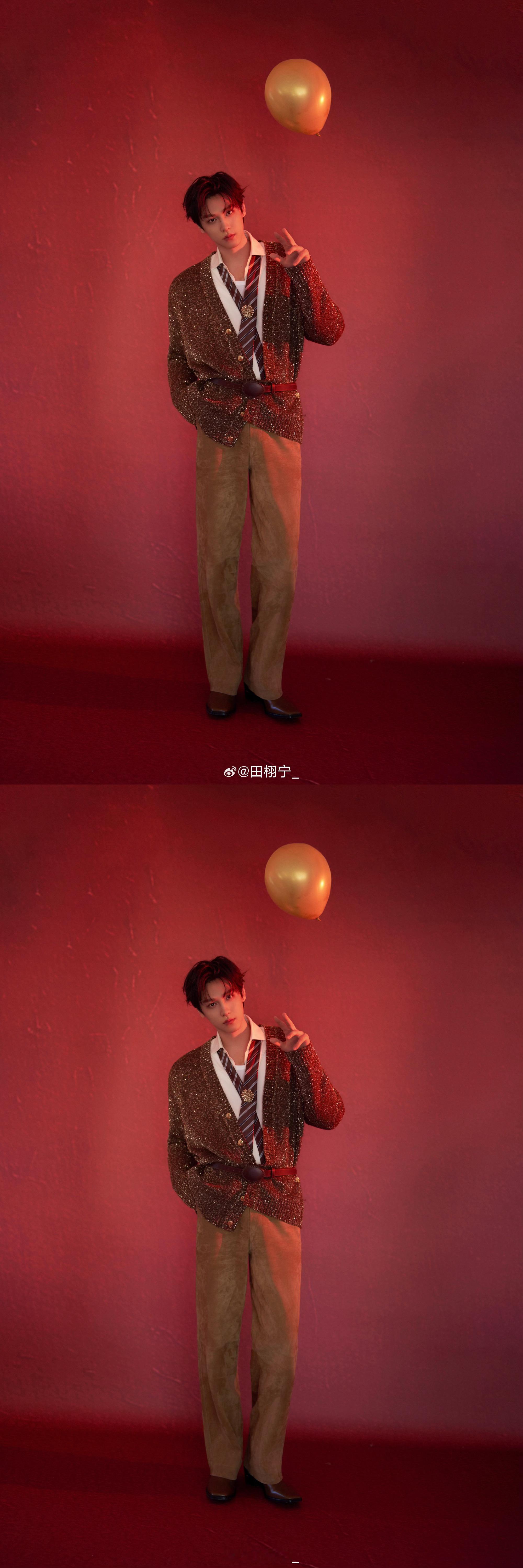 田栩宁元旦营业田栩宁元旦营业大片 纯going 新年新气象 新年就要红红红 要多