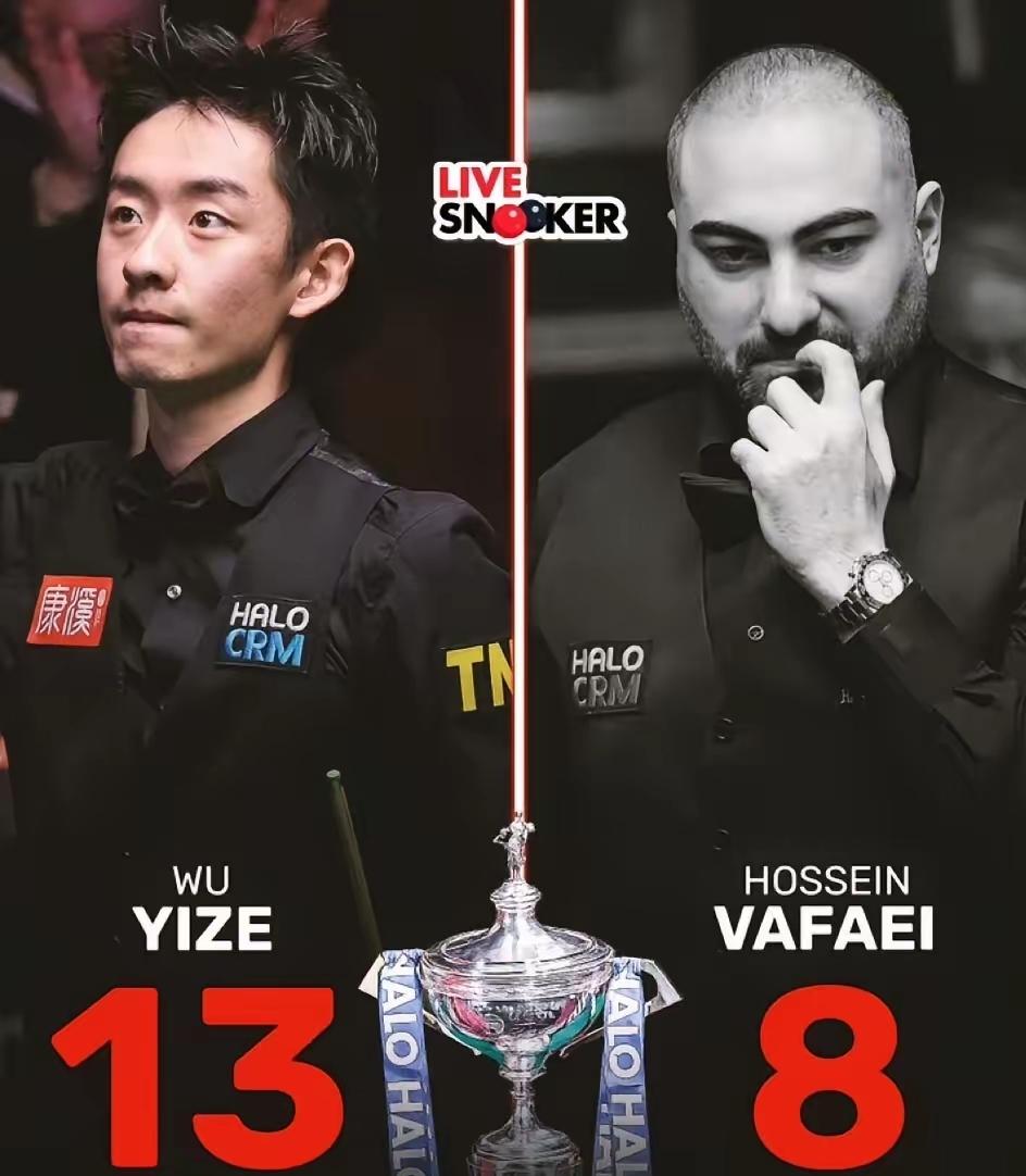 世锦赛今日（4🈷30日）焦点比赛：新科国锦赛冠军🇨🇳吴宜泽，向决赛席位强势