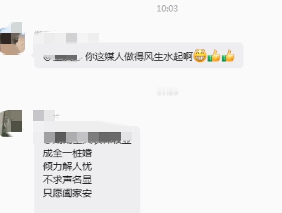 你看优秀的媒人和销冠一个性质的，你看我们村的优秀媒人，好会说，女孩有智力障碍，但