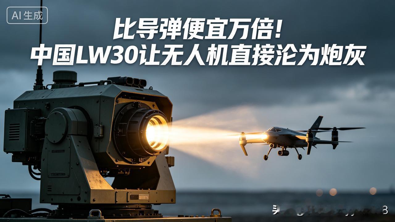 几千块的廉价无人机，非要花上百万导弹去拦？这赔本买卖，中国LW30直接给它破了！