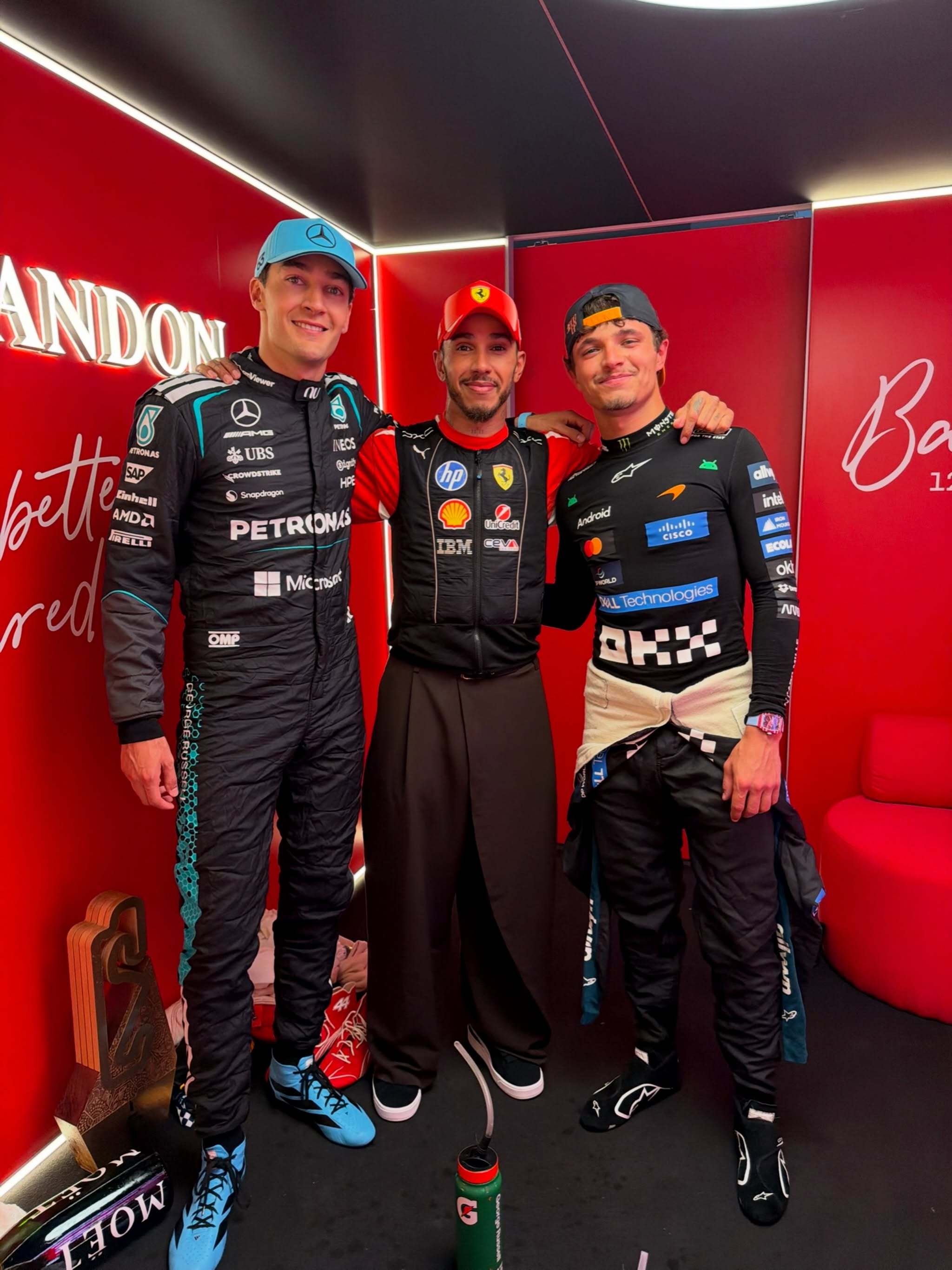 🇬🇧©️lewishamilton & lando & georgeruss