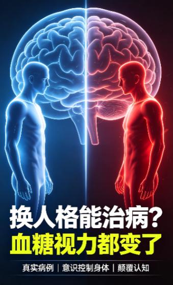 同一个身体居然可以有两套机能！视力、过敏、血糖随人格切换，太玄幻了
 真的颠覆三