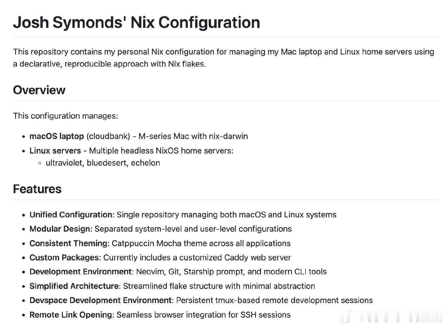 【[644星]nix-config：用Nix管理Mac和Linux系统的高效配置