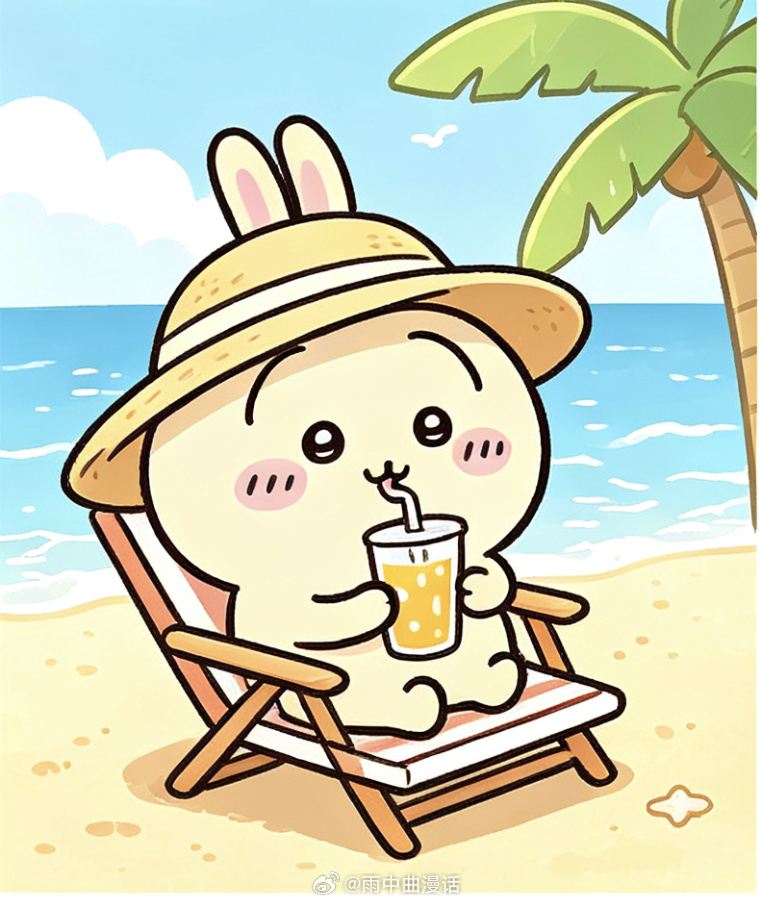动漫吉伊卡哇灵感共创夏日企画沙滩和泳池都是最适合畅享夏日的地方 自制乌萨奇纵享夏