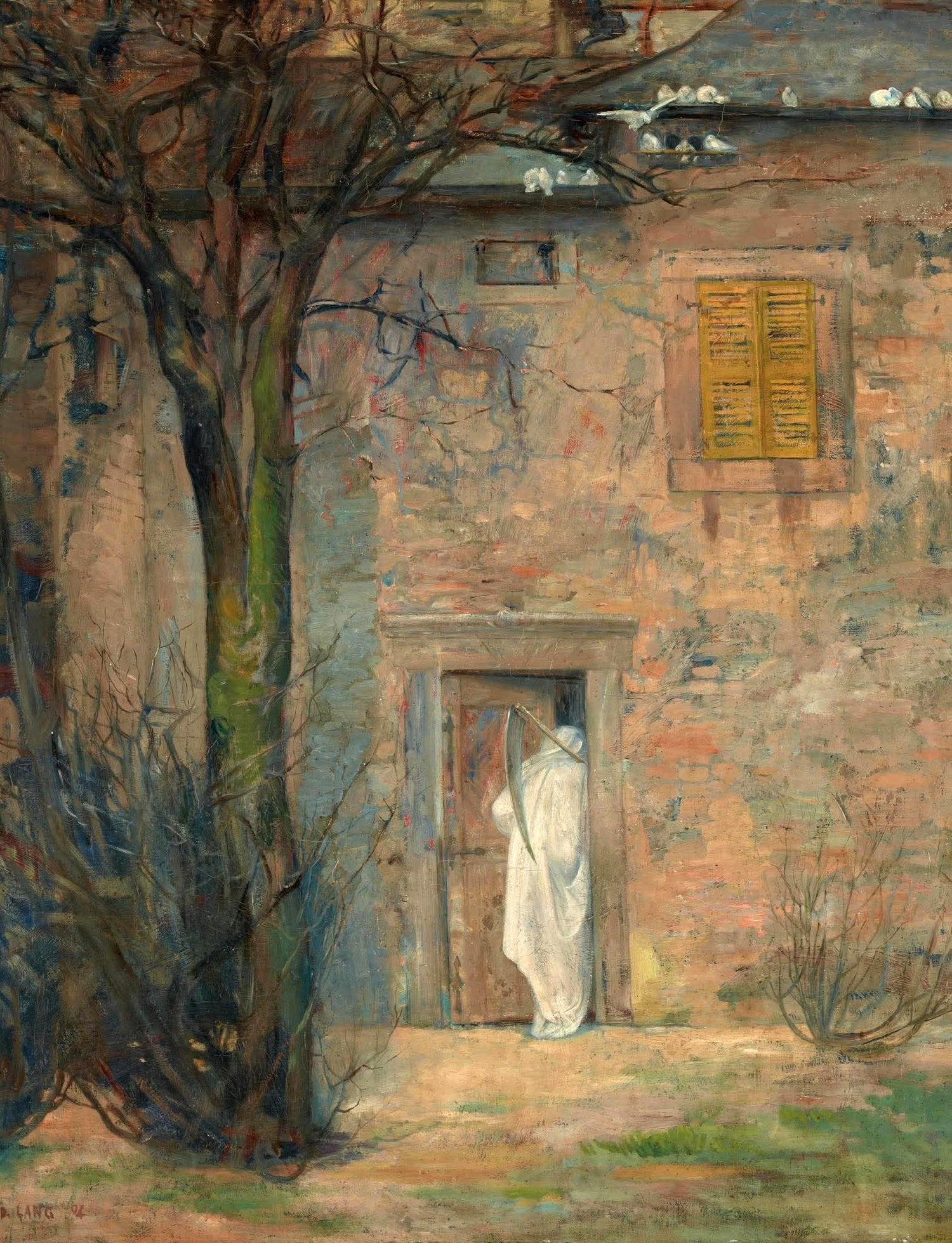 死神来访，1904年，卢森堡画家Dominique Lang 