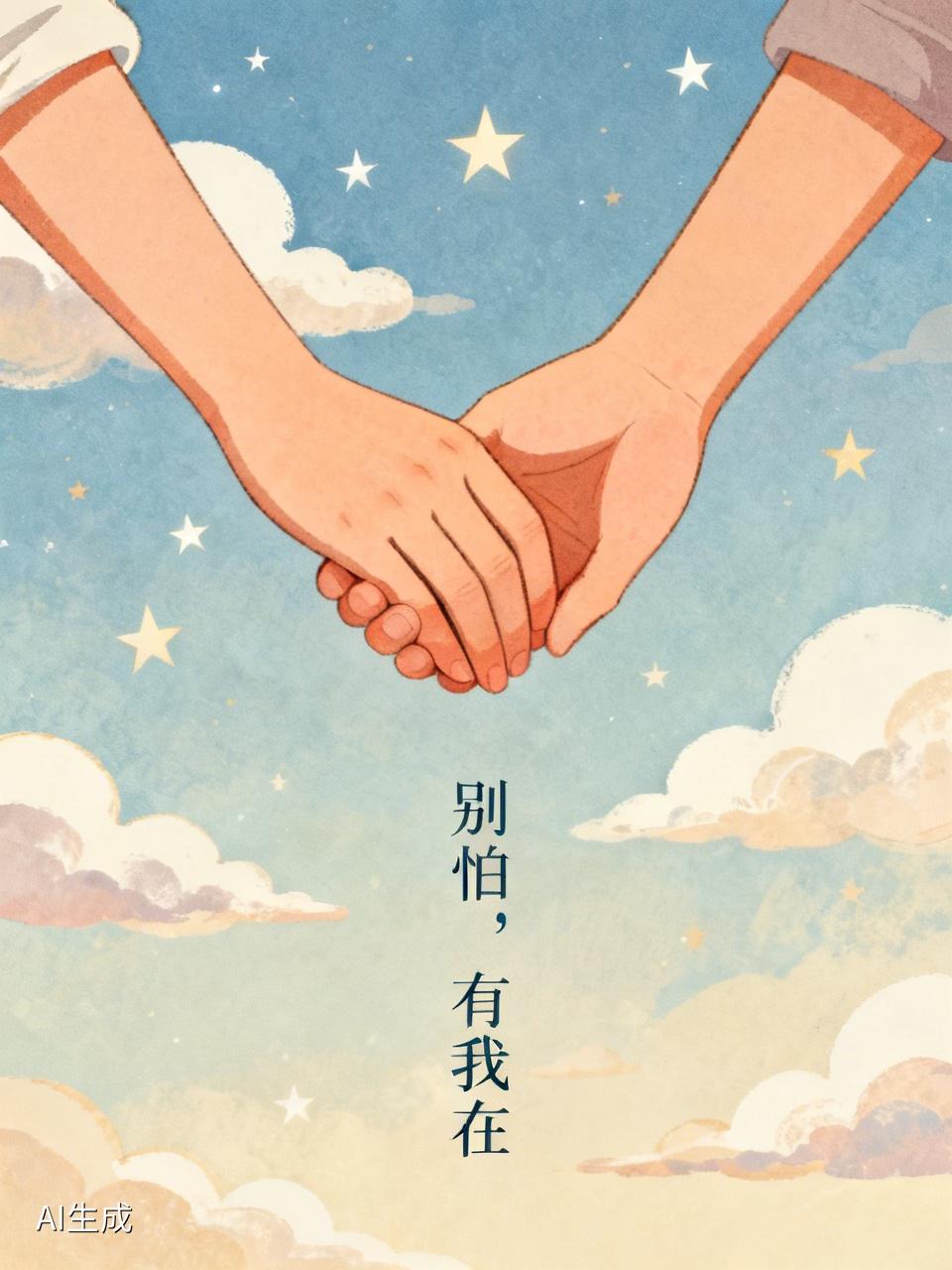 最让我感觉温暖的一句话就是“别怕，有我在”。

人生在世，烦恼、难题、难事一个接