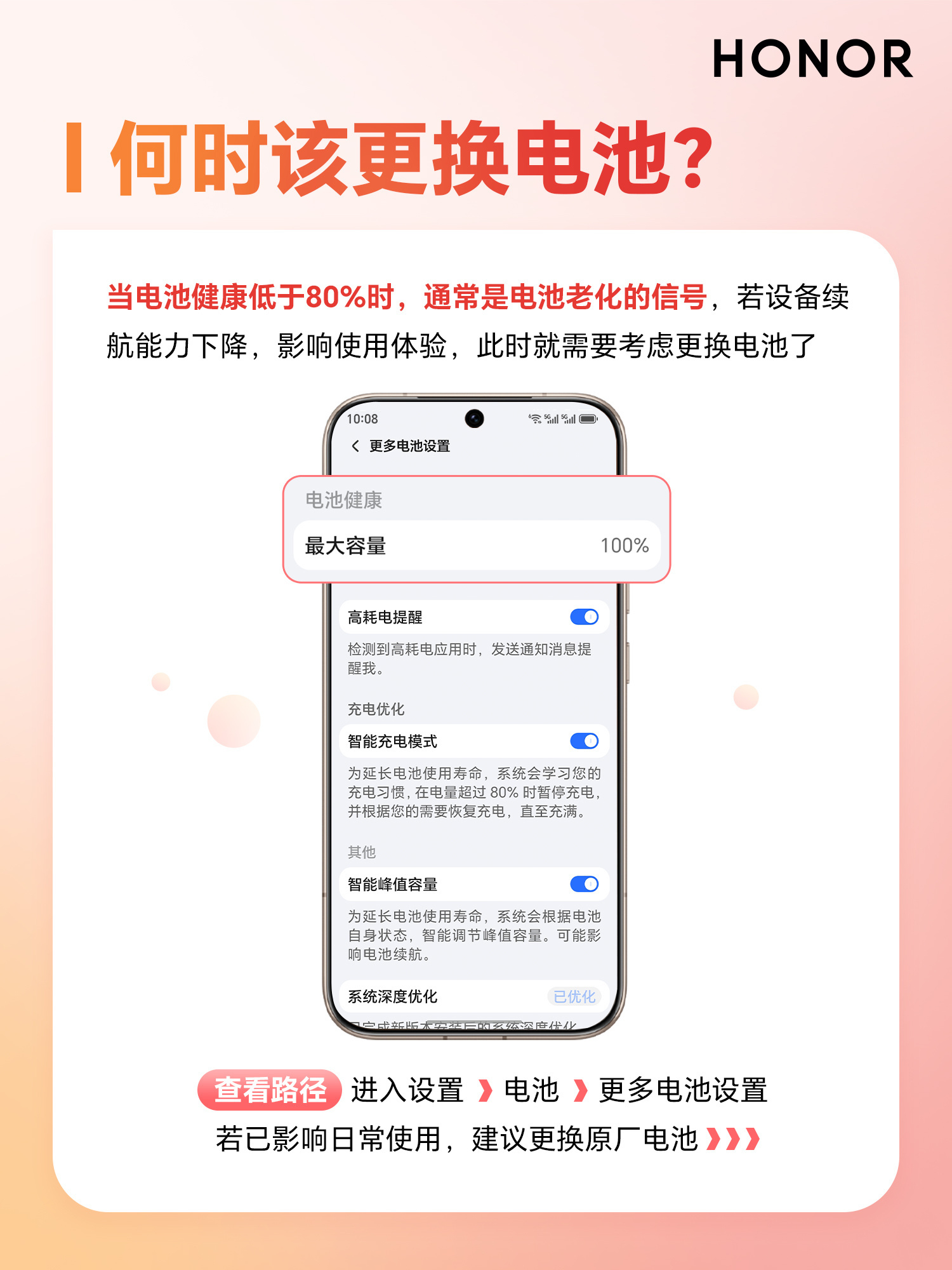 荣耀新出的69元起电池更换服务，对于我这种出门担心没电的用户，简直太好了，像我这