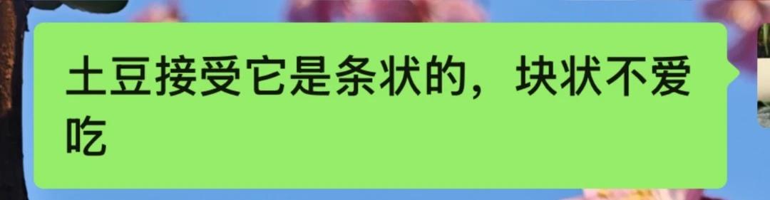 这下谁还能分清我和鹭卓！！
不吃土豆但吃土豆丝！我一直以为这个很小众！谁懂啊，找